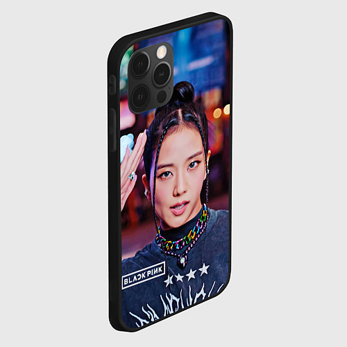 Чехол iPhone 12 Pro Jisoo blackpink / 3D-Черный – фото 2