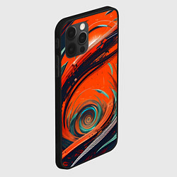 Чехол для iPhone 12 Pro Кибер завихрение, цвет: 3D-черный — фото 2