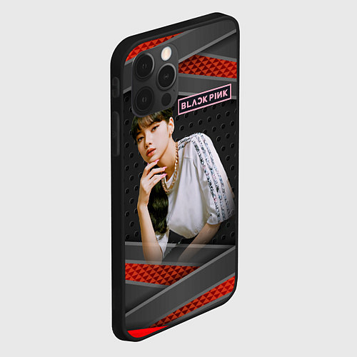 Чехол iPhone 12 Pro Lisa kpop Blackpink / 3D-Черный – фото 2