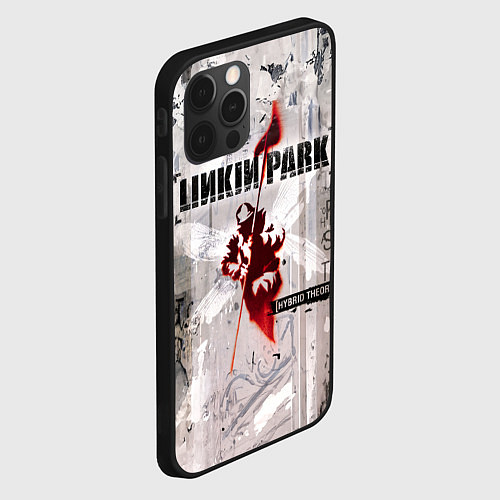 Чехол iPhone 12 Pro Linkin Park Hybrid Theory / 3D-Черный – фото 2