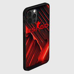 Чехол для iPhone 12 Pro CS GO red neon, цвет: 3D-черный — фото 2