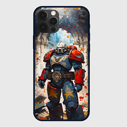 Чехол для iPhone 12 Pro Космодесант - Warhammer 40k, цвет: 3D-черный