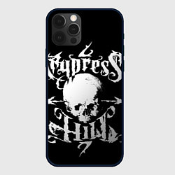 Чехол для iPhone 12 Pro Cypress hill - skull arrows, цвет: 3D-черный