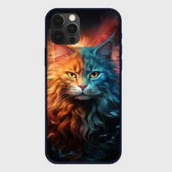 Чехол iPhone 12 Pro Сердитый котик