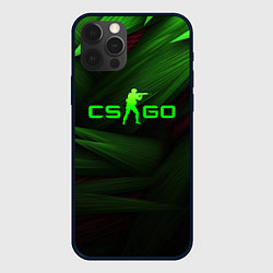 Чехол iPhone 12 Pro CS GO green logo