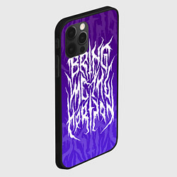 Чехол для iPhone 12 Pro Bring Me The Horizon Lettering, цвет: 3D-черный — фото 2