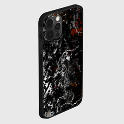 Чехол для iPhone 12 Pro Граффити абстрактный рисунок, цвет: 3D-черный — фото 2