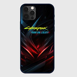 Чехол для iPhone 12 Pro Cyberpunk abstract dark, цвет: 3D-черный