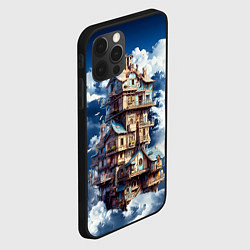 Чехол для iPhone 12 Pro Сказочный дом в облаках, цвет: 3D-черный — фото 2