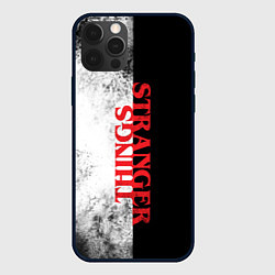 Чехол iPhone 12 Pro Stranger things BW