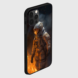 Чехол для iPhone 12 Pro Огонь в космосе, цвет: 3D-черный — фото 2