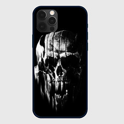 Чехол для iPhone 12 Pro Brutal skull, цвет: 3D-черный