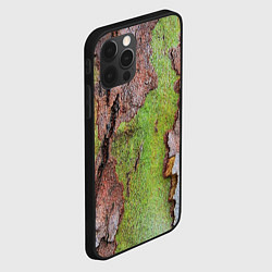 Чехол для iPhone 12 Pro Кора дерева, цвет: 3D-черный — фото 2