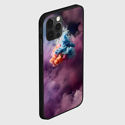 Чехол для iPhone 12 Pro Разноцветный клуб дыма, цвет: 3D-черный — фото 2