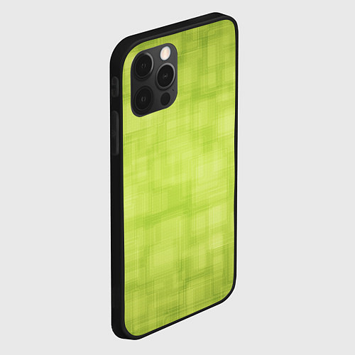 Чехол iPhone 12 Pro Green and square / 3D-Черный – фото 2