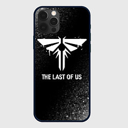 Чехол для iPhone 12 Pro The Last Of Us glitch на темном фоне, цвет: 3D-черный