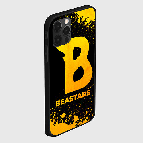 Чехол iPhone 12 Pro Beastars - gold gradient / 3D-Черный – фото 2