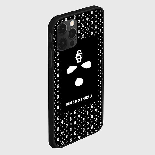 Чехол iPhone 12 Pro Phantom ski mask / 3D-Черный – фото 2