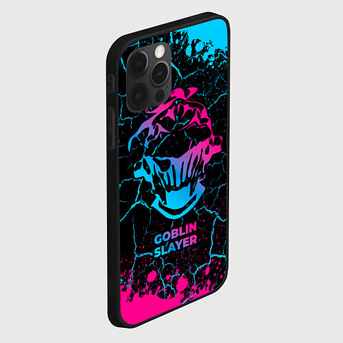 Чехол iPhone 12 Pro Goblin Slayer - neon gradient / 3D-Черный – фото 2