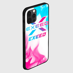 Чехол для iPhone 12 Pro Exeed neon gradient style, цвет: 3D-черный — фото 2