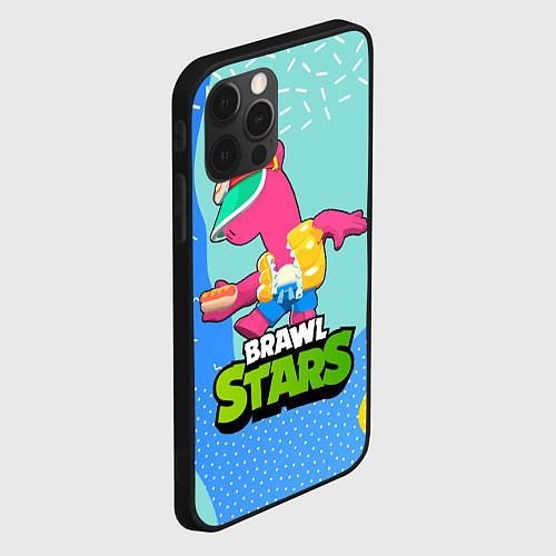 Чехол iPhone 12 Pro Doug Brawl Stars / 3D-Черный – фото 2
