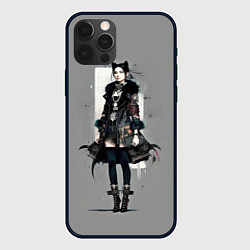 Чехол iPhone 12 Pro Девушка-кошка модница - аниме
