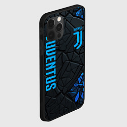 Чехол для iPhone 12 Pro Juventus logo, цвет: 3D-черный — фото 2