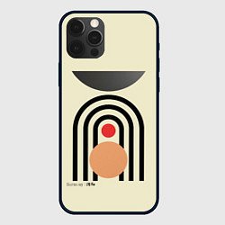 Чехол для iPhone 12 Pro Гармония в силуэтах, цвет: 3D-черный
