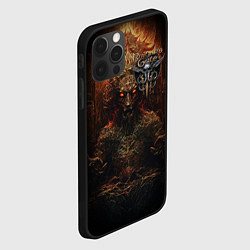 Чехол для iPhone 12 Pro Baldurs Gate 3 theme, цвет: 3D-черный — фото 2