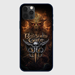 Чехол для iPhone 12 Pro Baldurs Gate 3 demon, цвет: 3D-черный