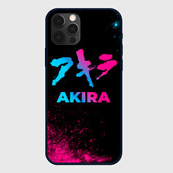 Чехол для iPhone 12 Pro Akira - neon gradient, цвет: 3D-черный