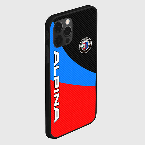 Чехол iPhone 12 Pro Alpina - classic colors / 3D-Черный – фото 2