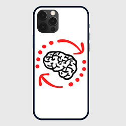 Чехол для iPhone 12 Pro Мозг долго загружает, цвет: 3D-черный