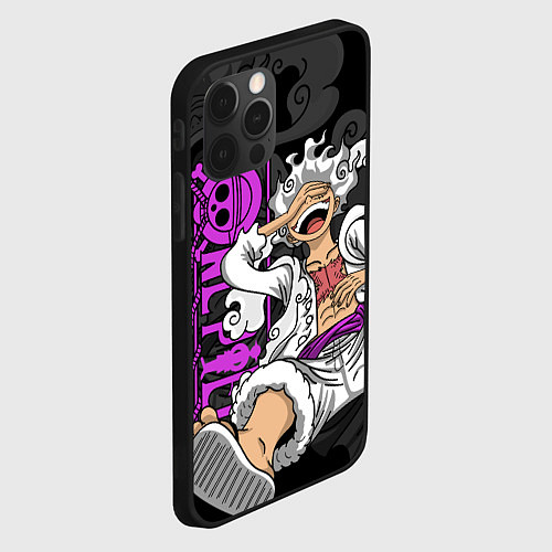 Чехол iPhone 12 Pro One piece - Gear 5- purple / 3D-Черный – фото 2