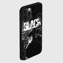 Чехол для iPhone 12 Pro Black - abstract, цвет: 3D-черный — фото 2