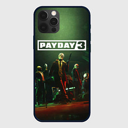 Чехол для iPhone 12 Pro Грабители Payday 3, цвет: 3D-черный