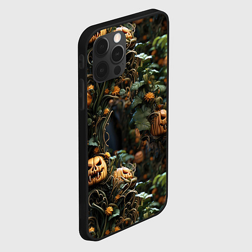 Чехол iPhone 12 Pro Hallowen приходит / 3D-Черный – фото 2