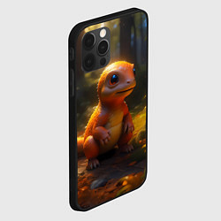 Чехол для iPhone 12 Pro Динозаврик, цвет: 3D-черный — фото 2