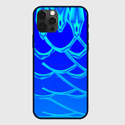 Чехол для iPhone 12 Pro В холодных тонах, цвет: 3D-черный