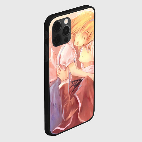 Чехол iPhone 12 Pro Touhou Project Алиса Маргатройд Синки / 3D-Черный – фото 2