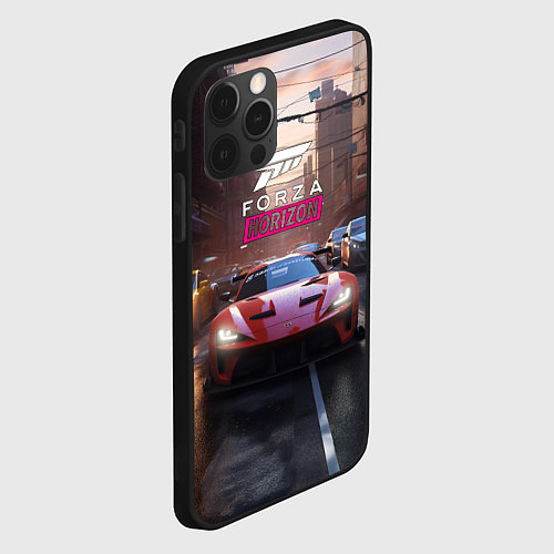 Чехол iPhone 12 Pro Forza Horizon street racing / 3D-Черный – фото 2