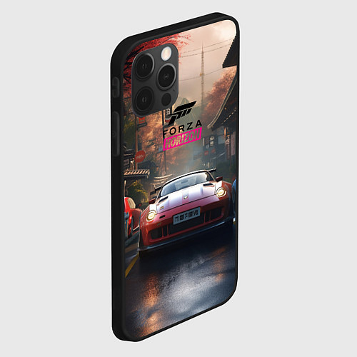 Чехол iPhone 12 Pro Forza Horizon racing game / 3D-Черный – фото 2