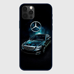 Чехол iPhone 12 Pro Mercedes Benz dark style