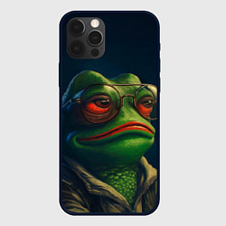 Чехол для iPhone 12 Pro Pepe frog, цвет: 3D-черный