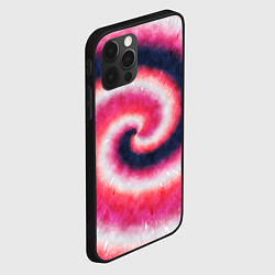 Чехол для iPhone 12 Pro Tie-Dye дизайн, цвет: 3D-черный — фото 2