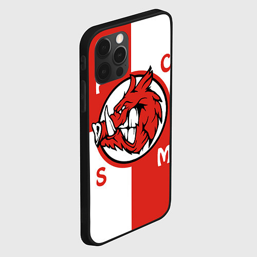Чехол iPhone 12 Pro FCSM мясо / 3D-Черный – фото 2