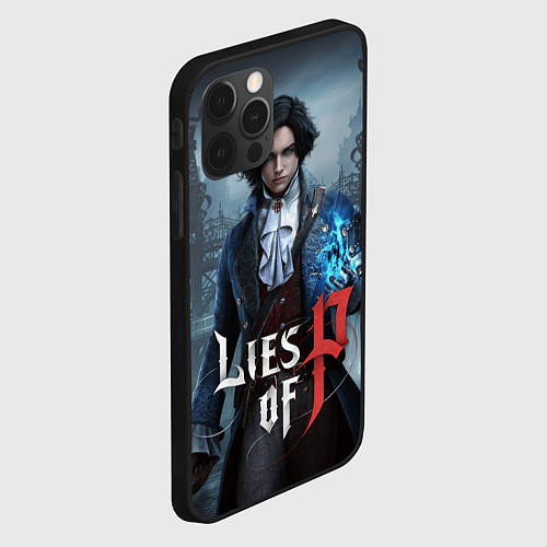 Чехол iPhone 12 Pro Pinocchio lies of p / 3D-Черный – фото 2