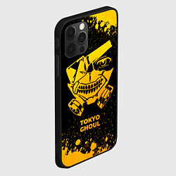 Чехол для iPhone 12 Pro Tokyo Ghoul - gold gradient, цвет: 3D-черный — фото 2