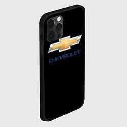 Чехол для iPhone 12 Pro Chevrolet sport auto, цвет: 3D-черный — фото 2