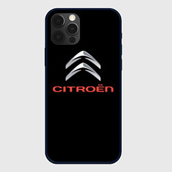 Чехол для iPhone 12 Pro Citroen auto sports, цвет: 3D-черный